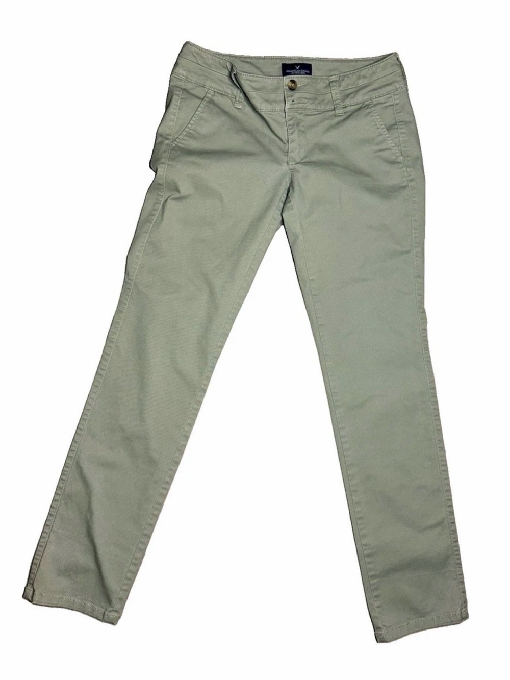 American Eagle Outfitters Straight Leg Pants in Sage
